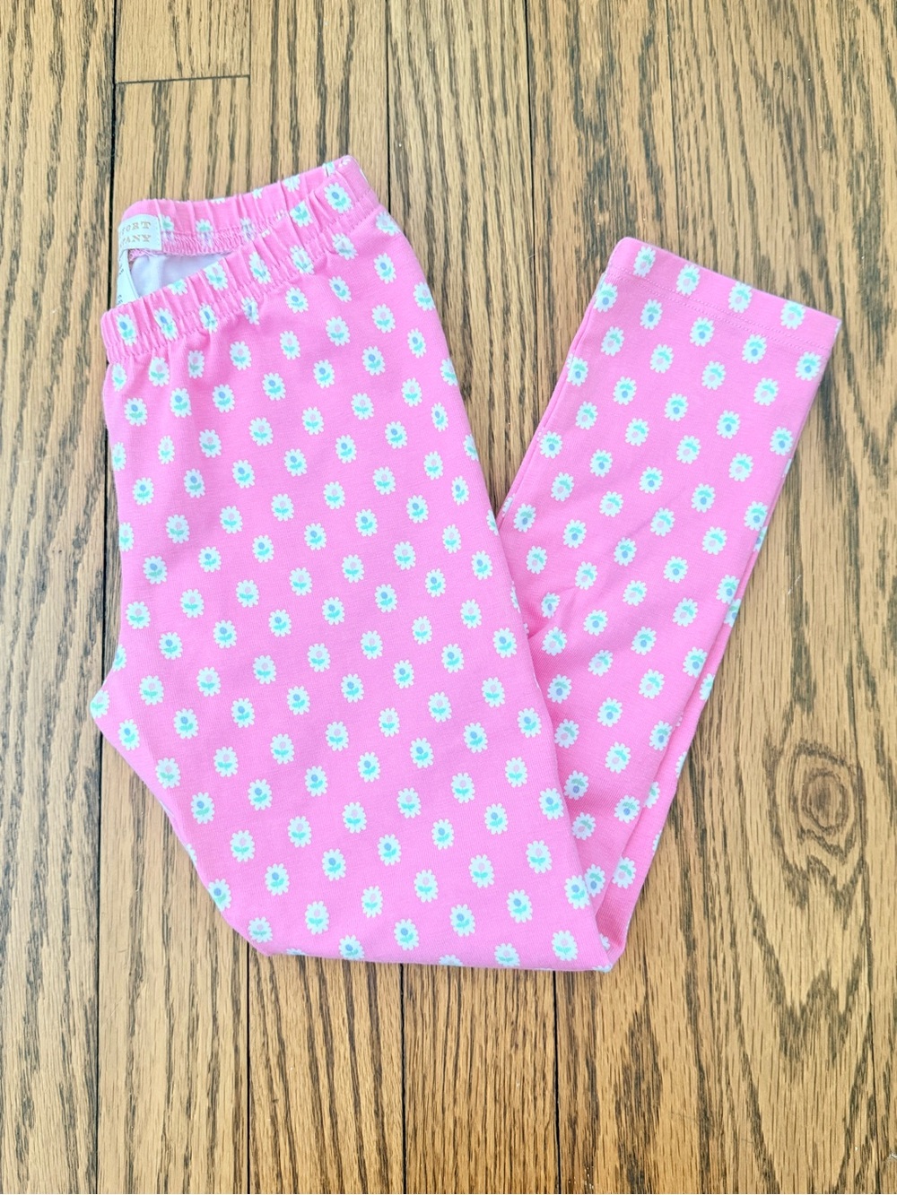 The Beaufort Bonnet Company Girls 4T Pink Floral Leggings TBBC